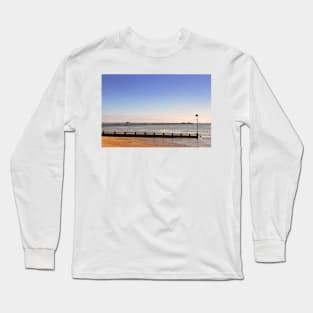 Southend Pier and Three Shells Beach Essex Long Sleeve T-Shirt